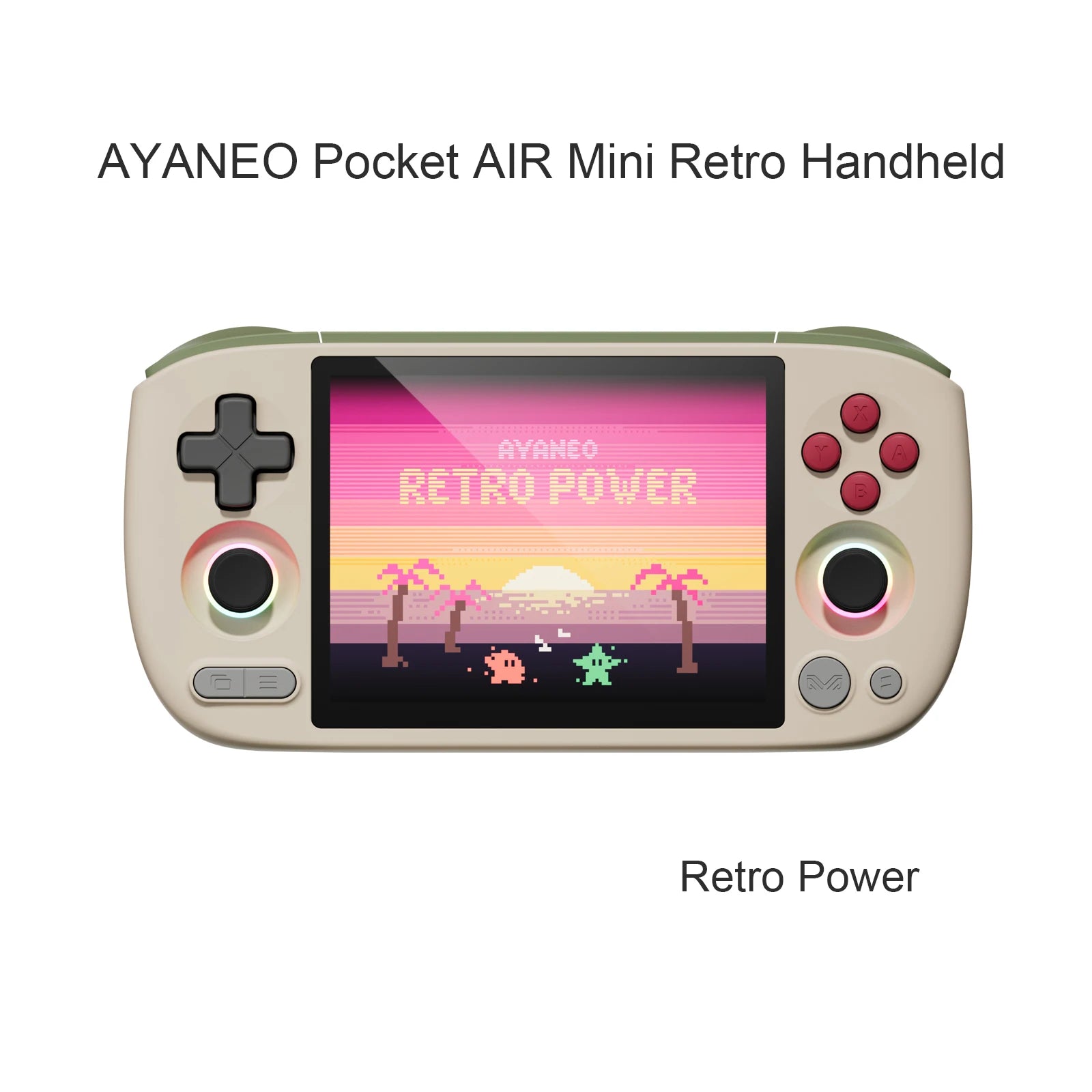 AYANEO Pocket AIR Mini Console de Jeu Rétro Portable avec Écran 4,2 pouces 4:3, Joysticks et Triggers Hall, MTK Helio G90T