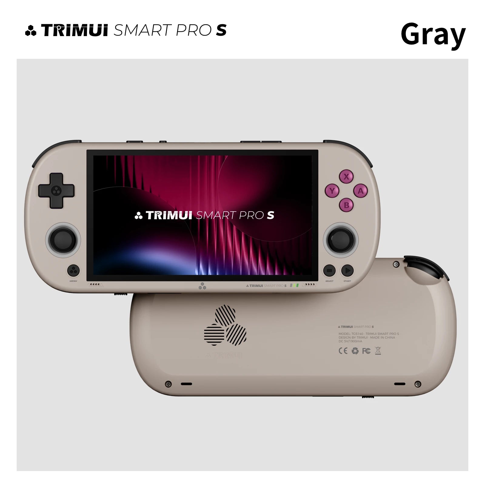 Console de jeu portable Trimui Smart Pro S TG5050 - Idéale pour les jeux PSP, Octa-core 2.0GHz, écran IPS de 4.96 pouces, batterie de 5000mAh