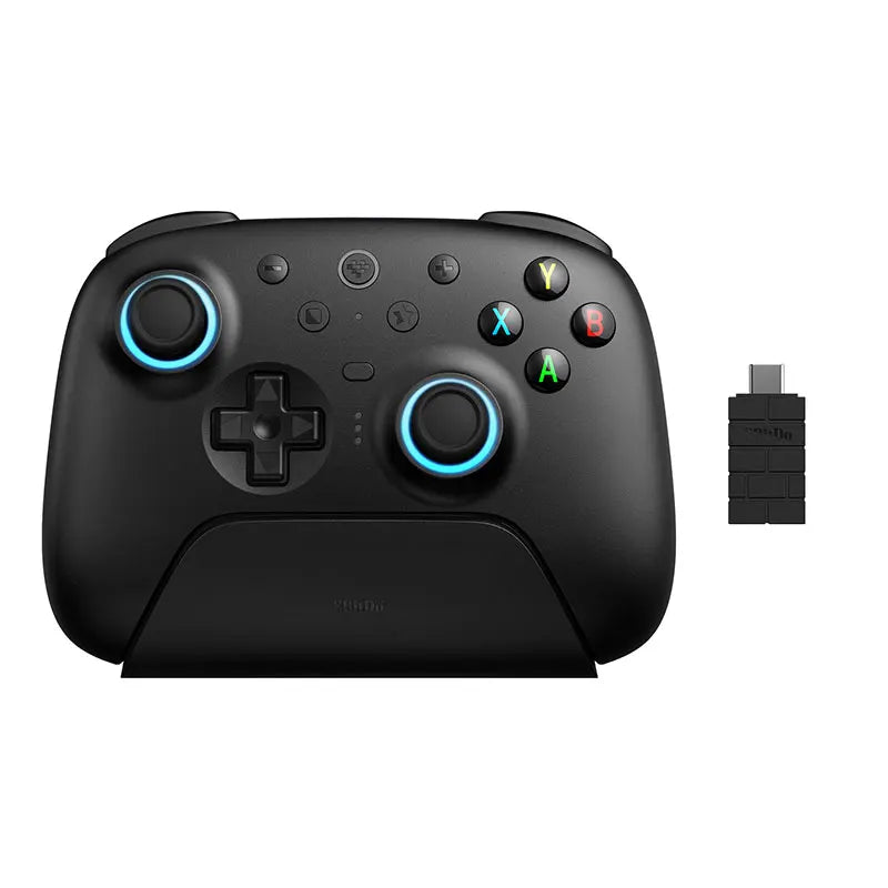 Contrôleur de jeu sans fil 8BitDo Ultimate 2 pour PC et Android avec manettes TMR, déclencheurs commutables, contrôle de mouvement, 8 vitesses